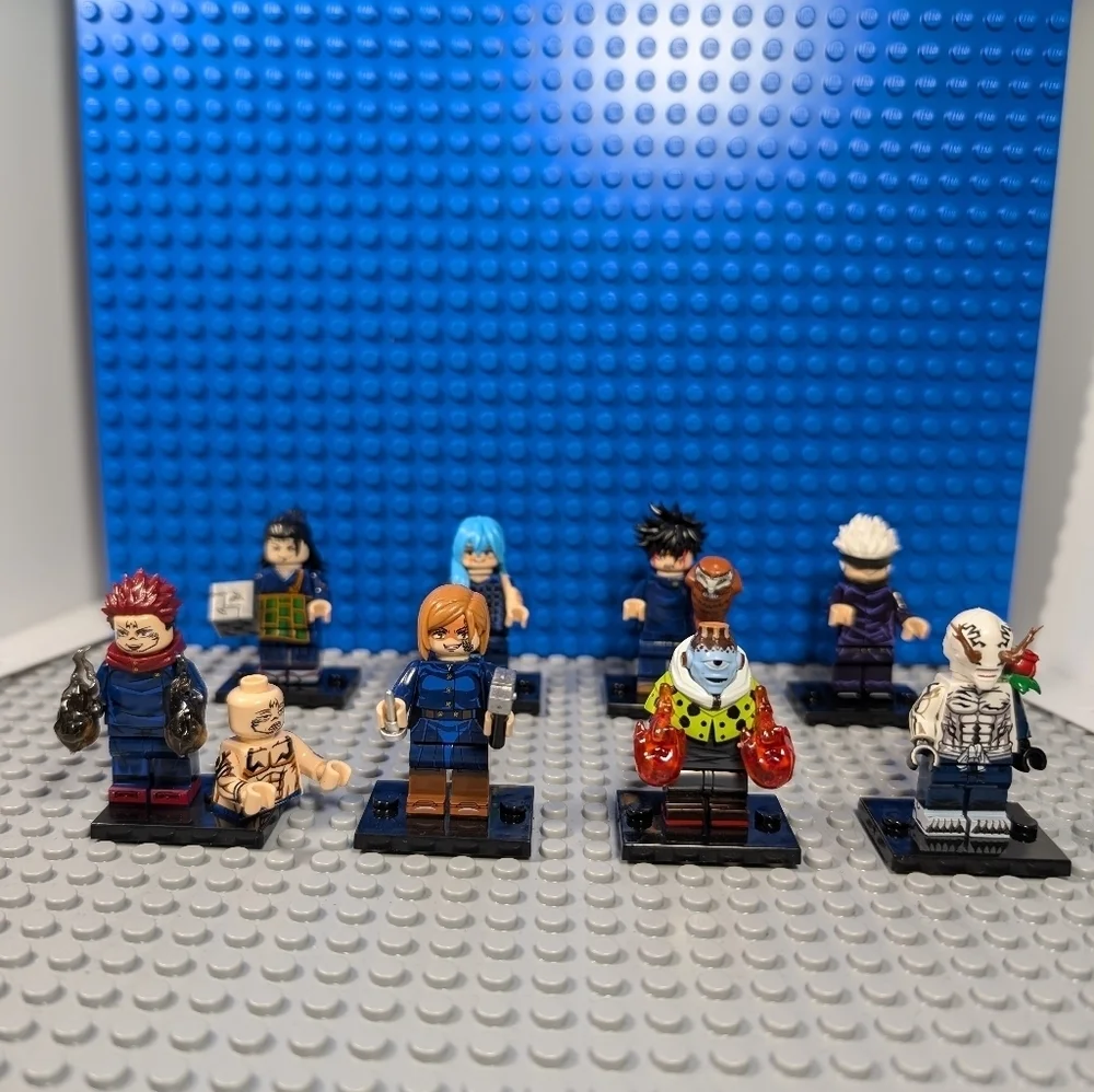 8 Minifigures- Jujutsu Kaisen Anime Building Block Toy Collectible Action Figure